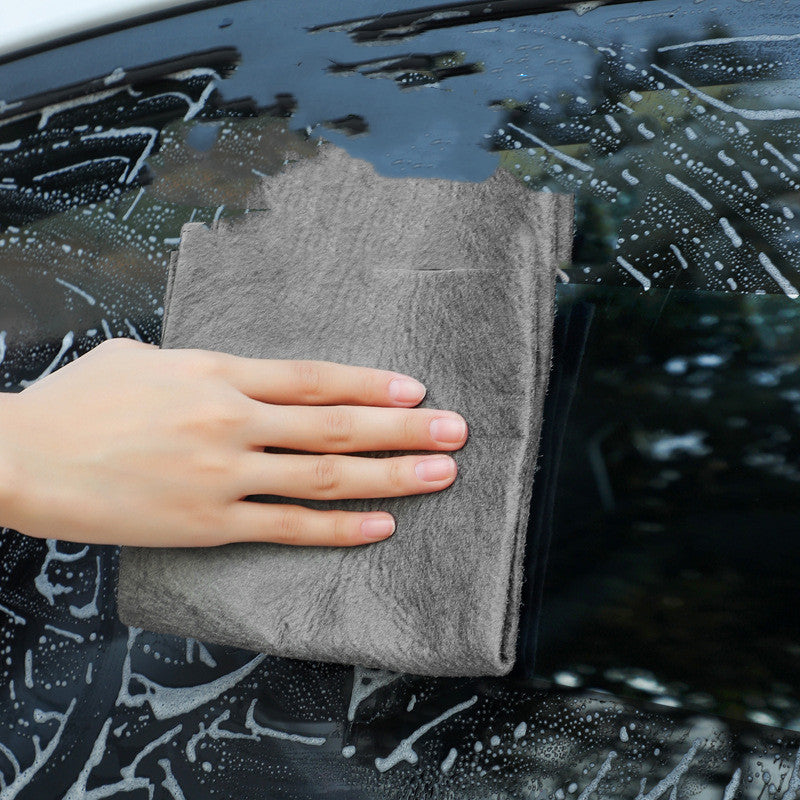 Premium Microfiber Glass Cleaning Cloth - Streak-Free Mirror & Window Cleaner - Water Absorbent Magic Wipe