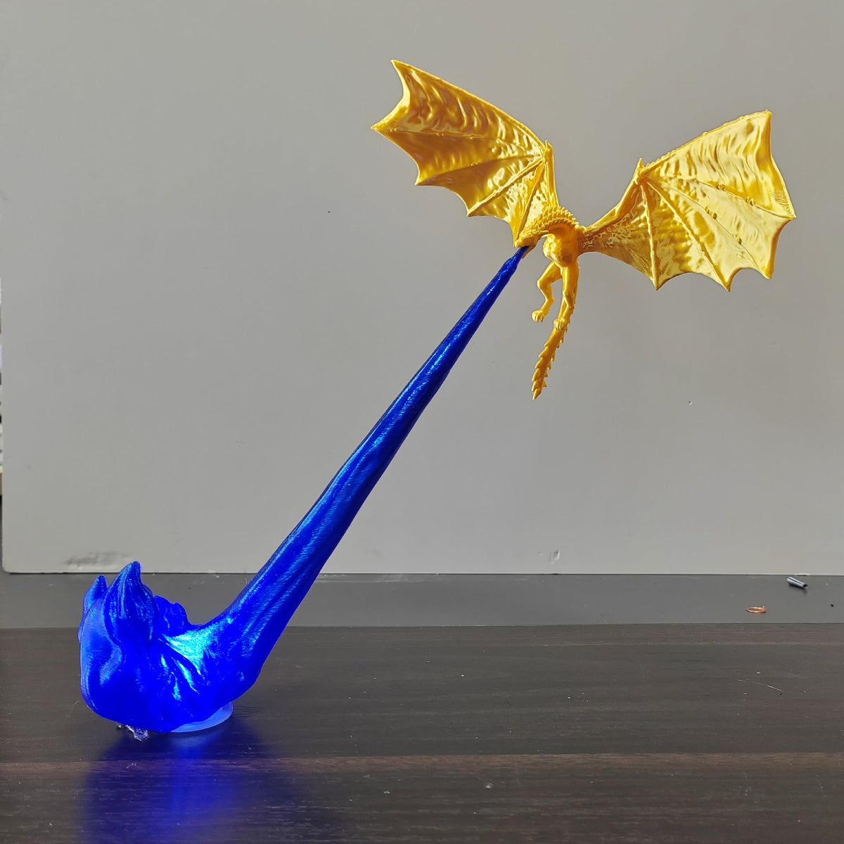Fire Breathing Dragon Bookshelf Nook Light 3D Printed Flying Dragon Shelf Decor Lover Gift For Halloween Indoor Table Display Decoration Ornaments