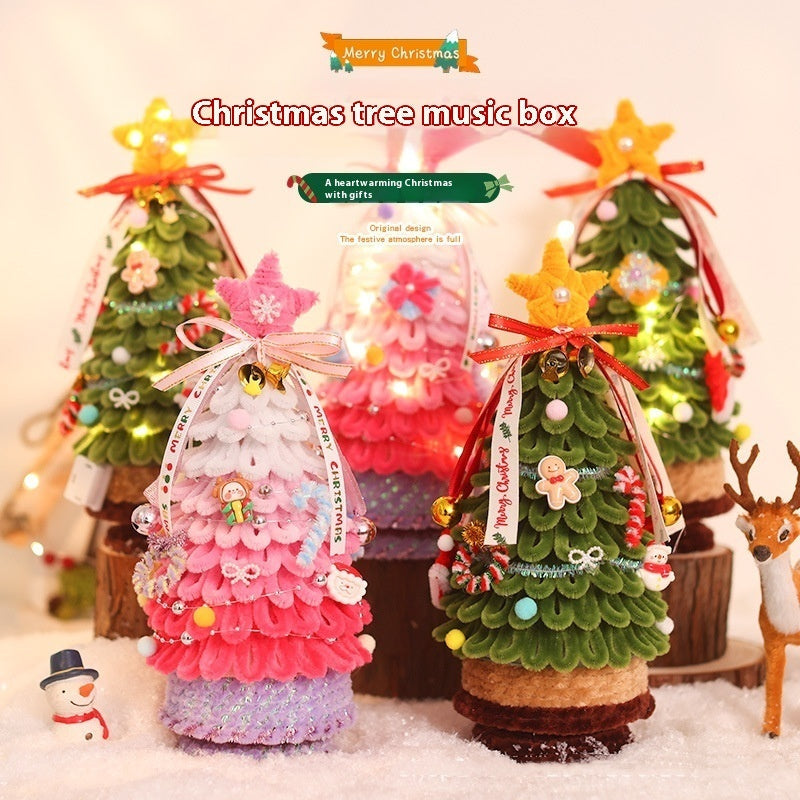 Music Box Handmade DIY Material Package Homemade Christmas Decoration