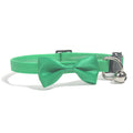 Pet Bow Collar Nylon Ribbon Multi-color Adjustable With Bell Pet Decorations
