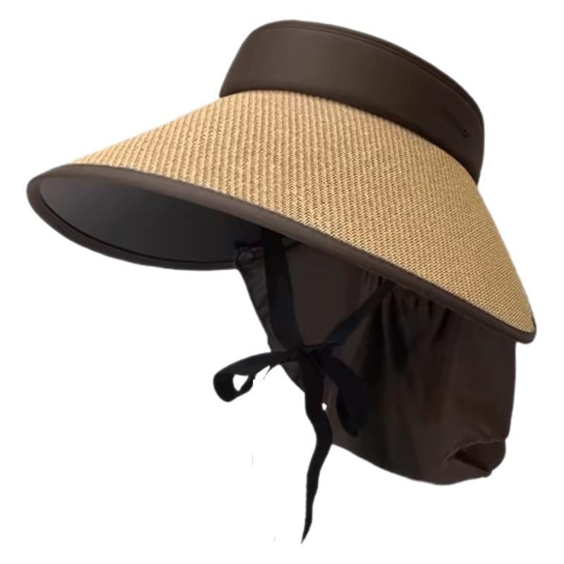 Plus-sized Brim Sun-proof Sun Protection Hat Women's Summer Shawl