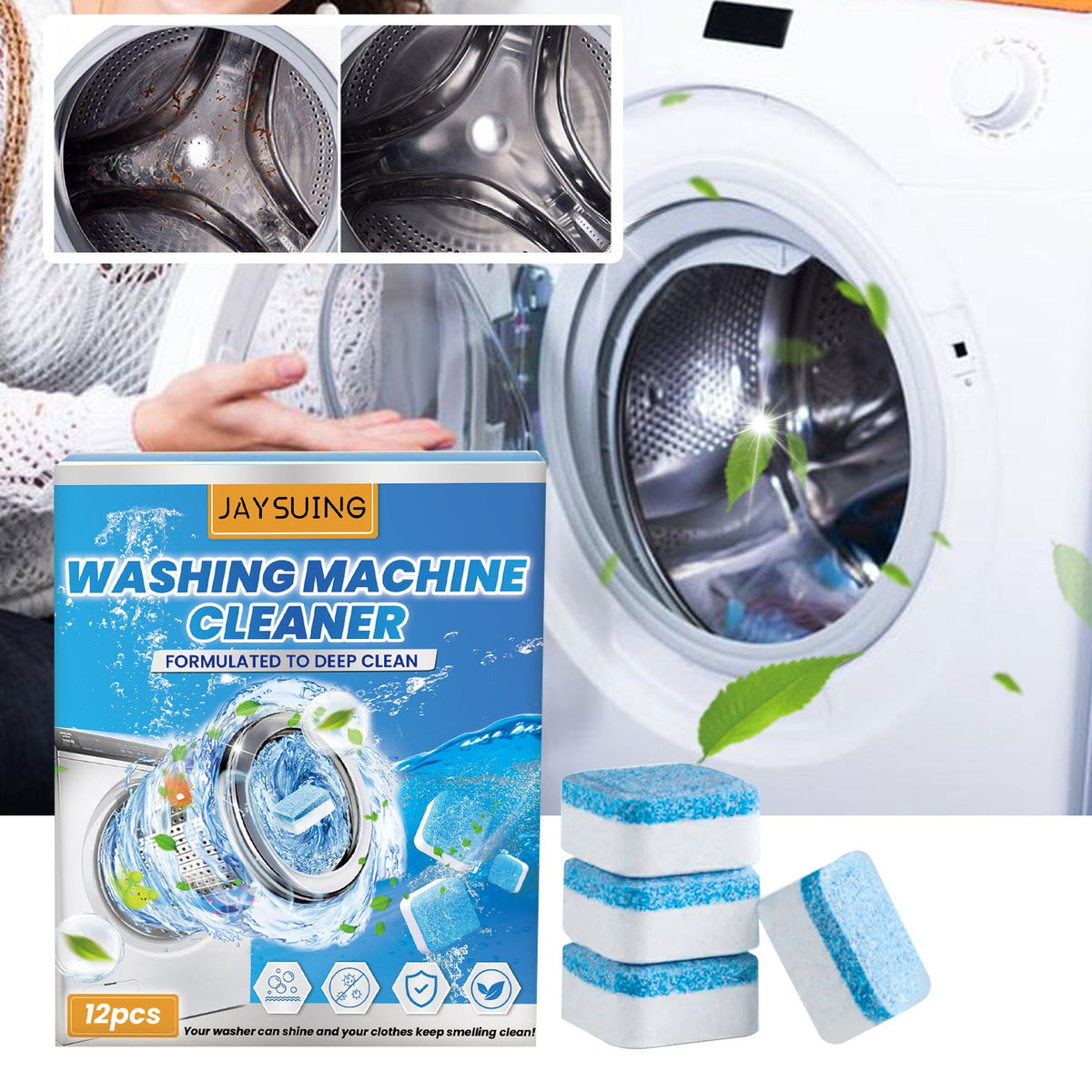 Washing Machine Cleaning Plate Drum Type Impeller Household