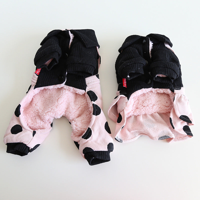 Petstyle Lapel Shoulder Strap Couple Clothes  Pet Clothes Dog Clothes
