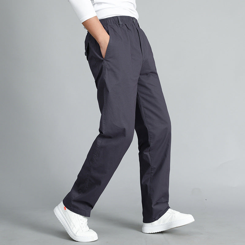Men's Fall Winter Overalls Casual Straight