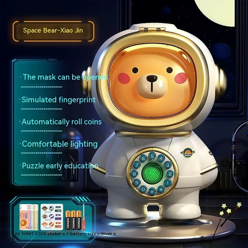 Coin Bank Children's Password Savings Bank