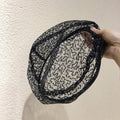 Mesh Hat Cover Gray Hair Lace Pile Heap Cap Thin Spring Women's Big Head Circumference