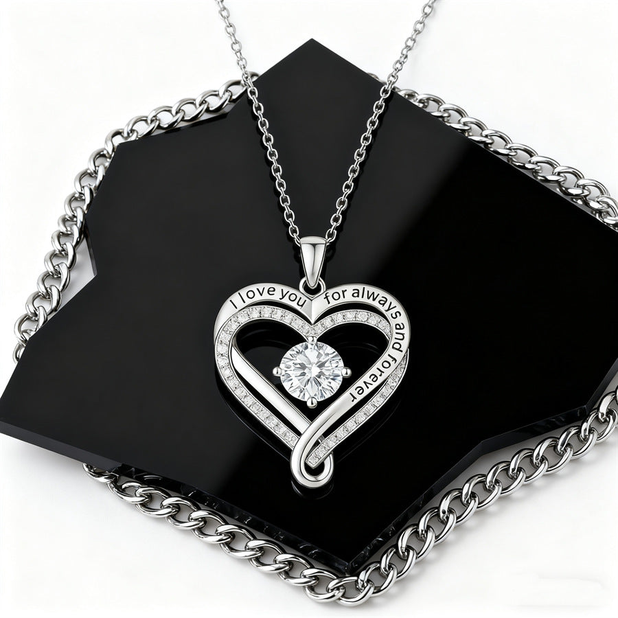 Double-layer Heart Necklace For Women
