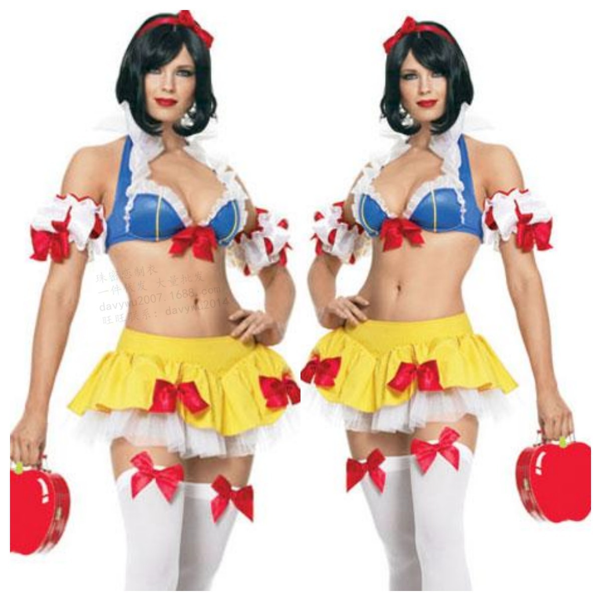 Anime Halloween Snow White Dress Party Clothes