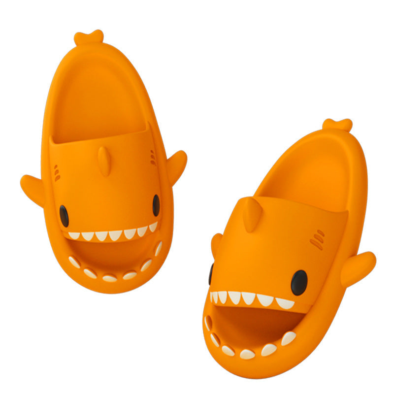 Cartoon Shark Slippers Funny Cutes Soft Slipper Indoor Outdoor  Shoes For Women Men Couples