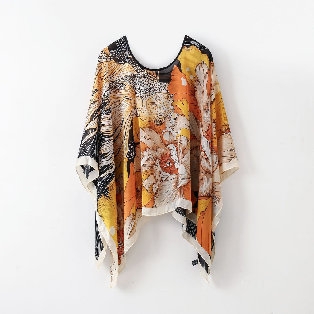Pullover Shawl Outerwear Cover-up Multifunctional Scarf