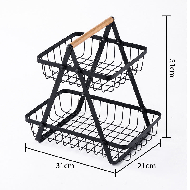 Kitchen Multi-functional Vegetable And Fruit Storage Rack