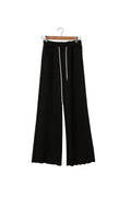 Elastic Waist Drawstring Slimming Trousers