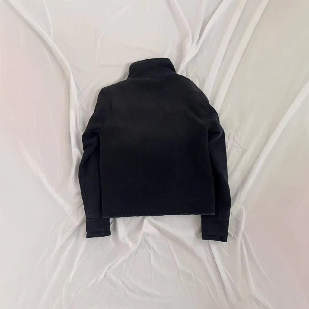 Washed Long-sleeve Denim Jacket For Couples