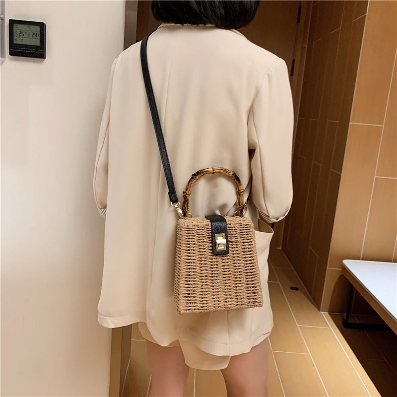 Ladies One Shoulder Crossbody Holiday Beach Bag