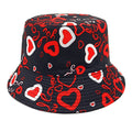 Heart Love Heart Pattern Bucket Hat