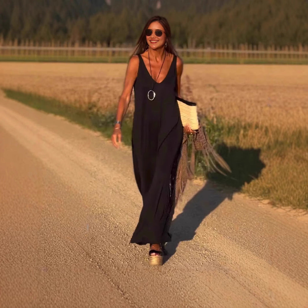 Female Sexy Trend V-neck Strap Dress