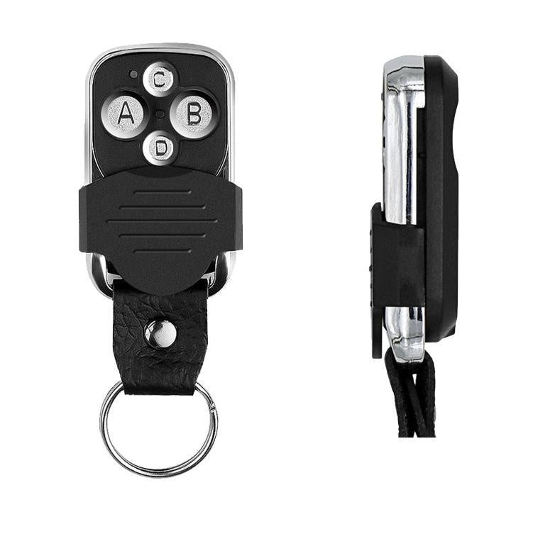 Metal Copy Leather Ring Remote Control Garage Door Wireless Remote Control