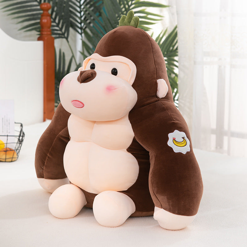 Black King Kong Cute Creative Gorilla Plush Toy