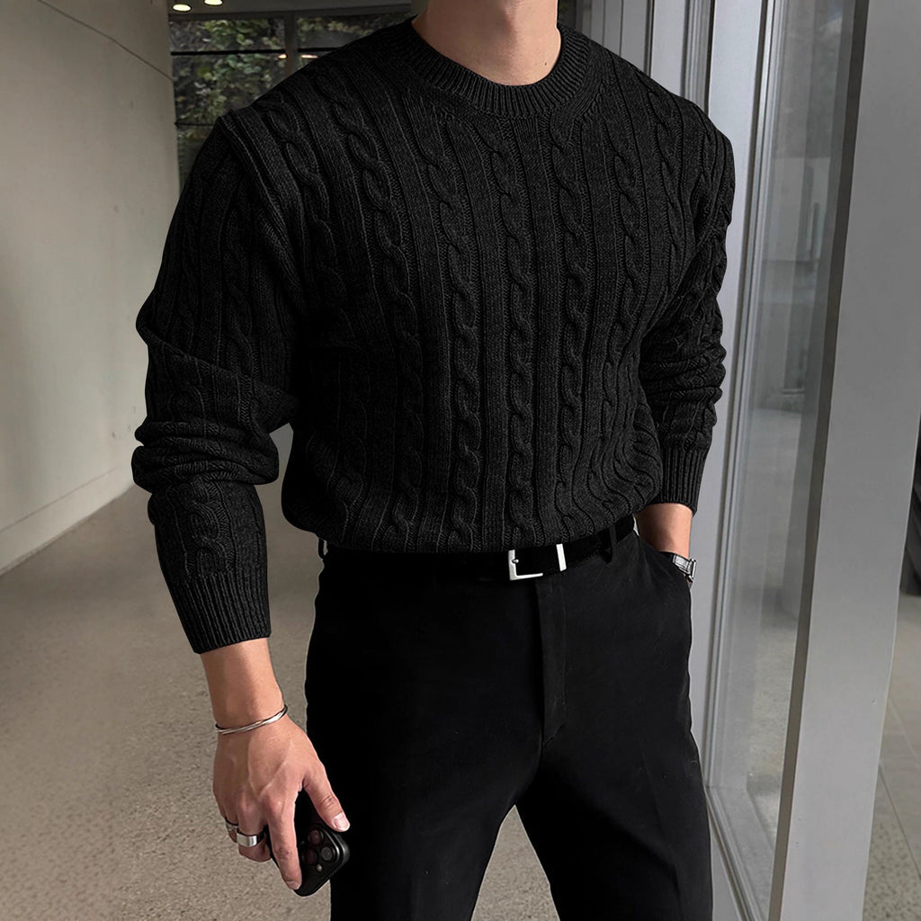 Autumn And Winter New Warm Thick Needle Turtleneck Sweater Men