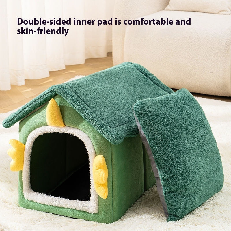 Cat Nest Winter Warm Closed Super Big Four Seasons Universal