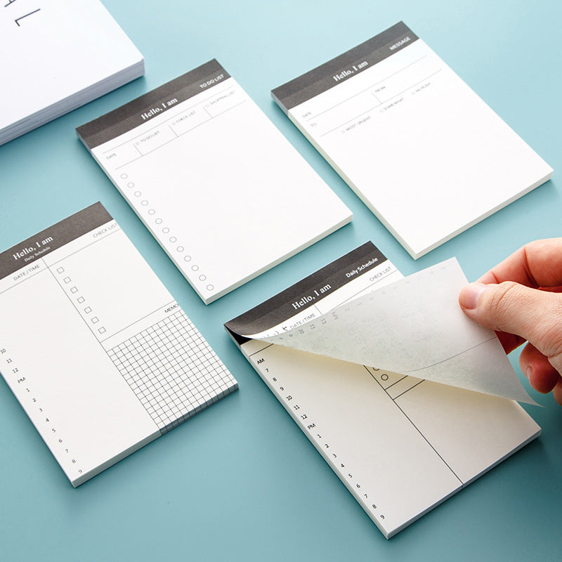 Portable Notepad Schedule Daily Planner