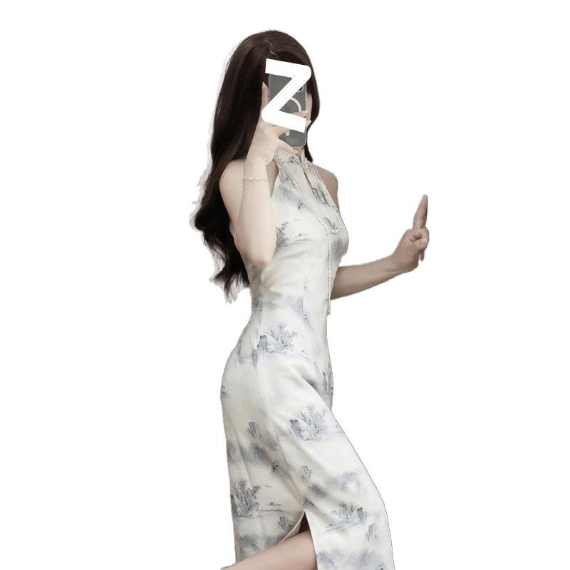 Stunning New Chinese Style Halter Neck Dress