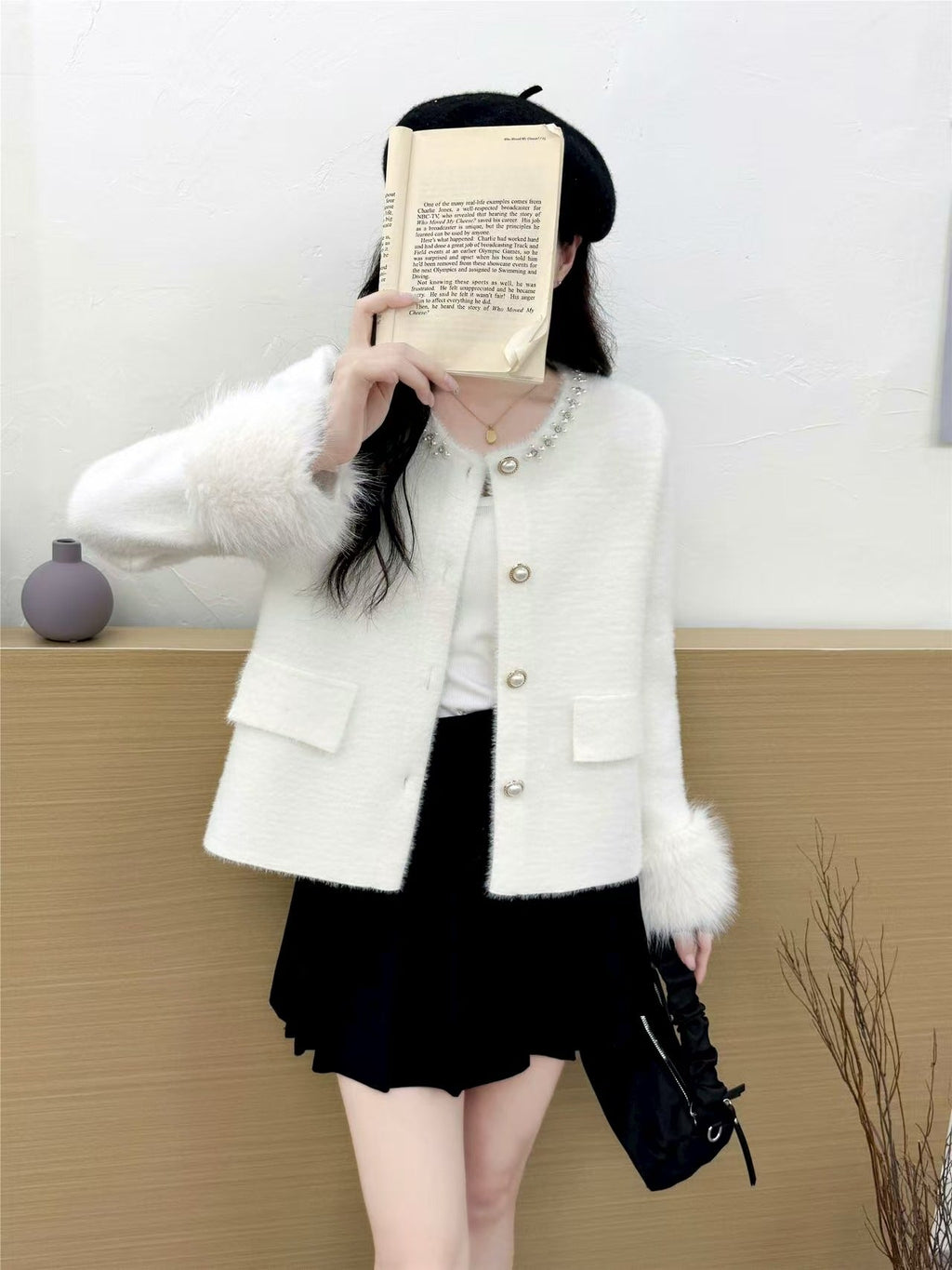 Chanel-style Knitted Cardigan Autumn New Arrival Women's Sweater Jacket