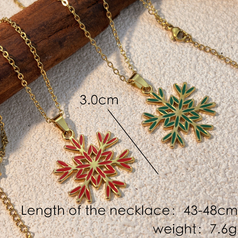 Fashion Stainless Steel Necklace Christmas