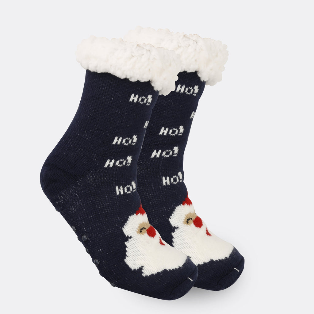 Christmas Women's Thickened Fleece-lined Room Socks