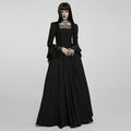 Black Thorn Rose Long Dress For Women