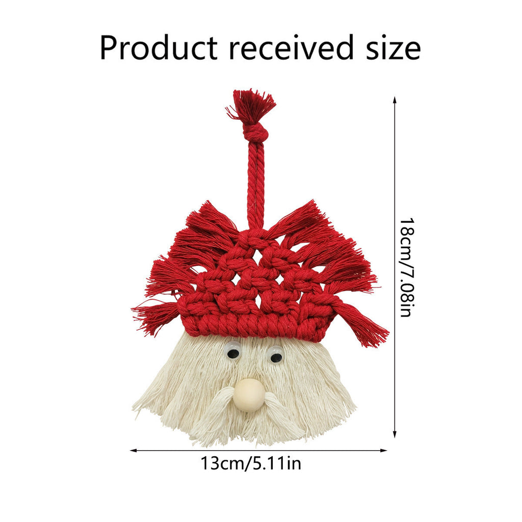 Hand-woven Christmas Tree Decorative Pendant