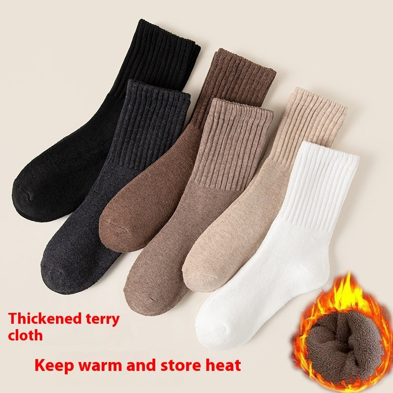 Men's Thickened Fleece-lined Warm Terry Socks