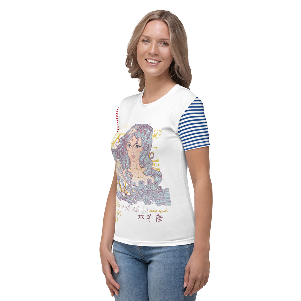 Aquarius ♒ Women's T-shirt Women's T-shirt T-shirt Horoscope