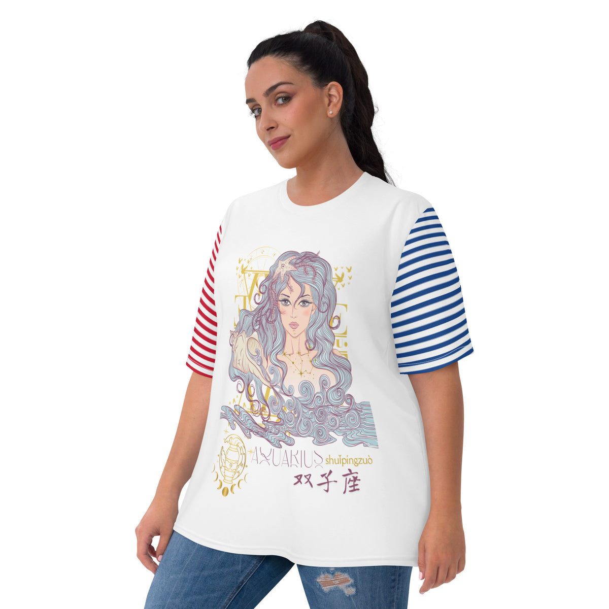 Aquarius ♒ Women's T-shirt Women's T-shirt T-shirt Horoscope