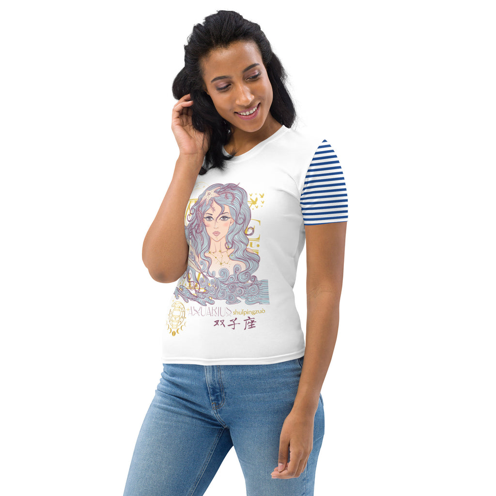 Aquarius ♒ Women's T-shirt Women's T-shirt T-shirt Horoscope
