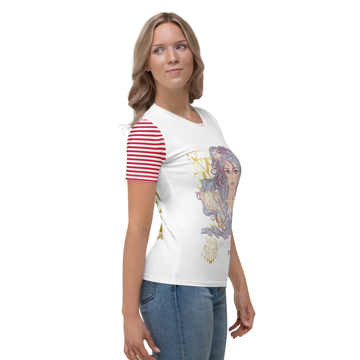 Aquarius ♒ Women's T-shirt Women's T-shirt T-shirt Horoscope
