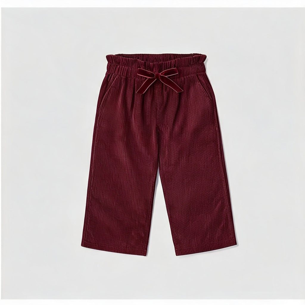 Robin Needlecord Trousers — Burgundy | PREORDER
